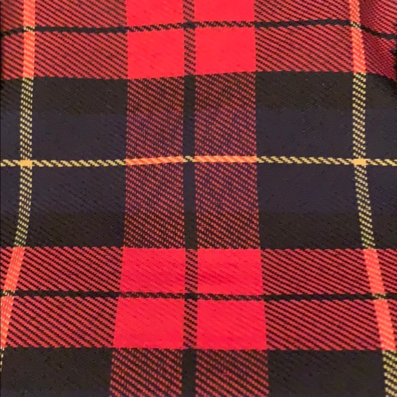H&M Impuls red/black plaid handbag - Picture 3 of 6